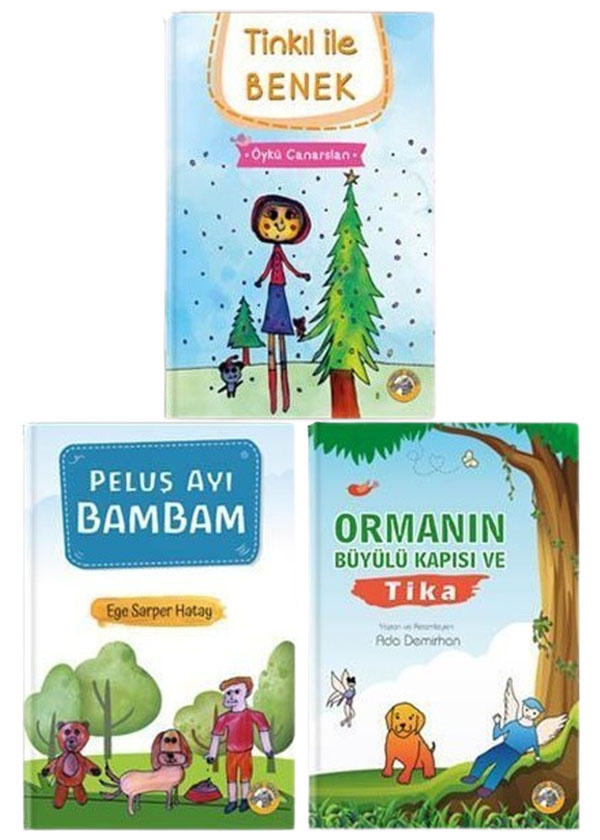 Çocuklar İçin Hikaye Seti 3 Kitap - Ada Demirhan - Ege Sarper Hatay - Öykü Canarslan