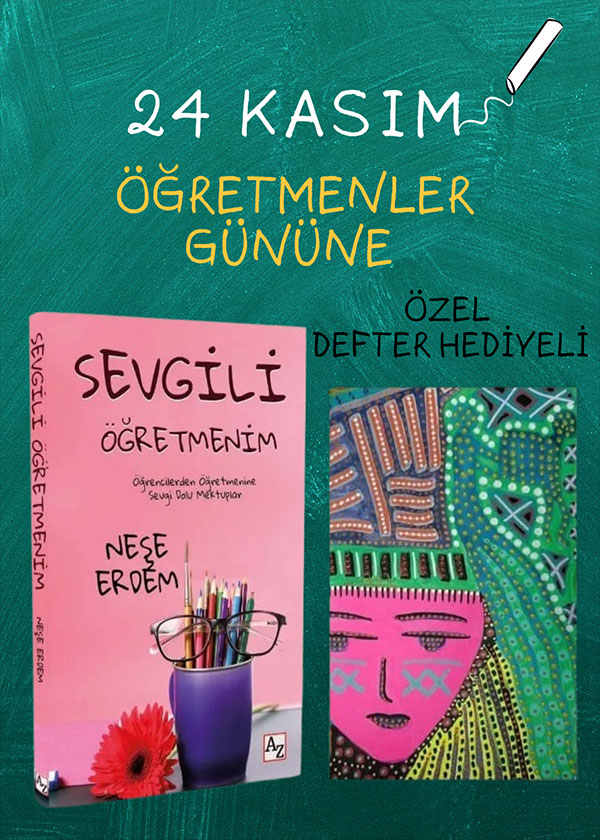 Sevgili Öğretmenim - 24 Kasım Öğretmenler Gününe Özel Defter Hediyeli